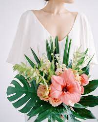 Tropical Leaves and Flowers