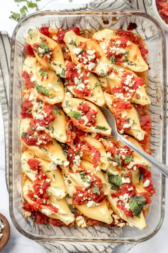 Feta and Herb Pasta Shells: