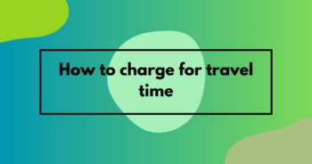 how to charge for travel time
